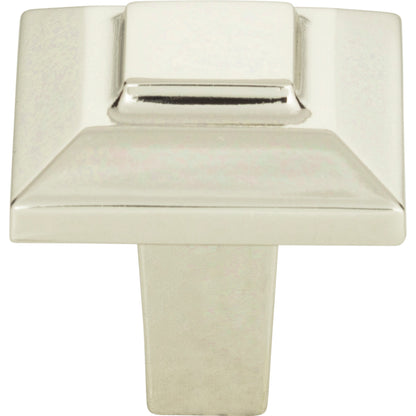 Trocadero Touch: Timeless 1-Inch Square Knob - Atlas 283