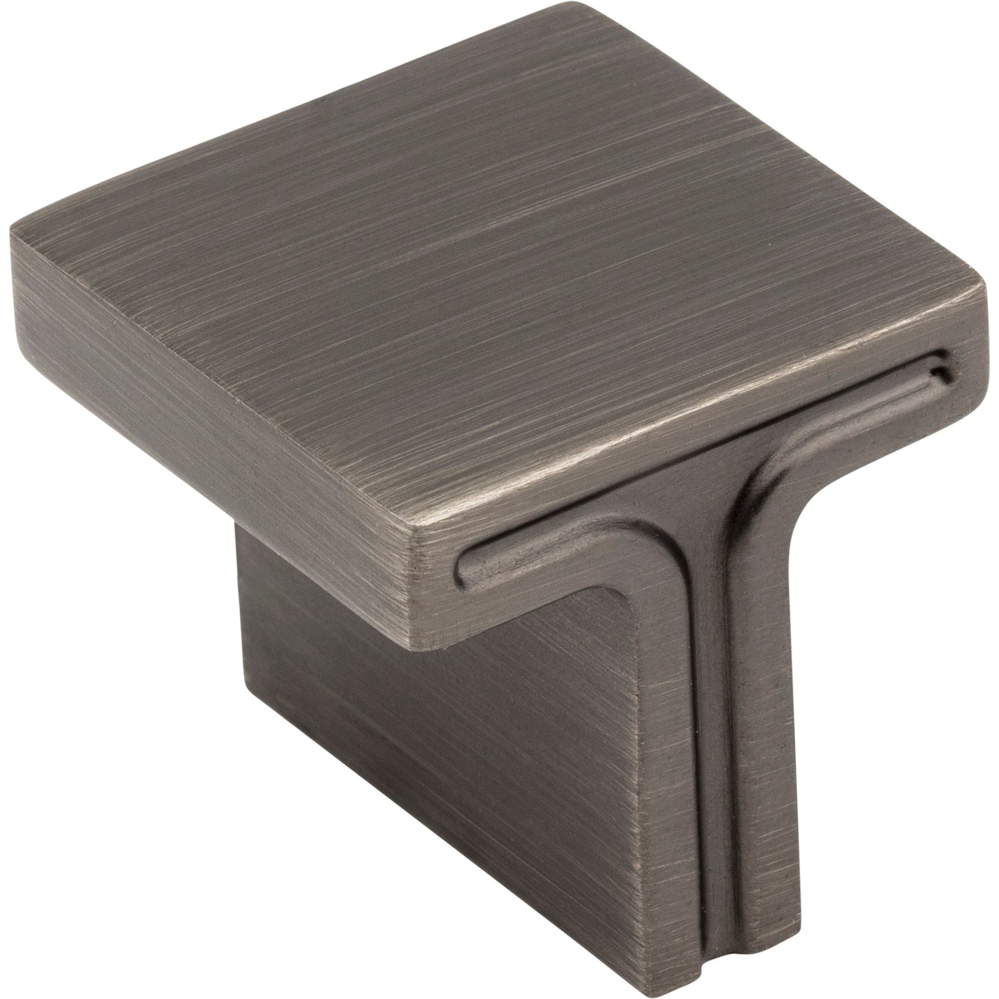 Jeffrey Alexander 867L Anwick 1-1/8" Overall Length  Square Anwick Cabinet Knob