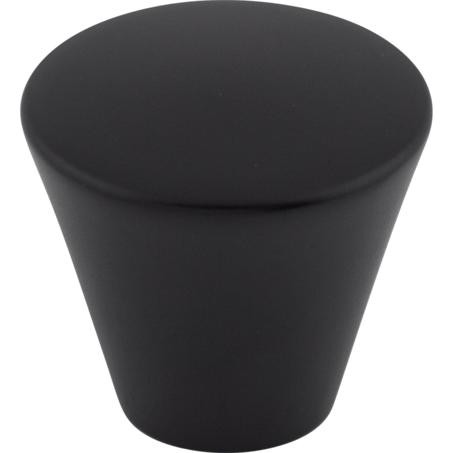 Top Knobs M373 Cone Knob 1 1/16 Inch Flat Black