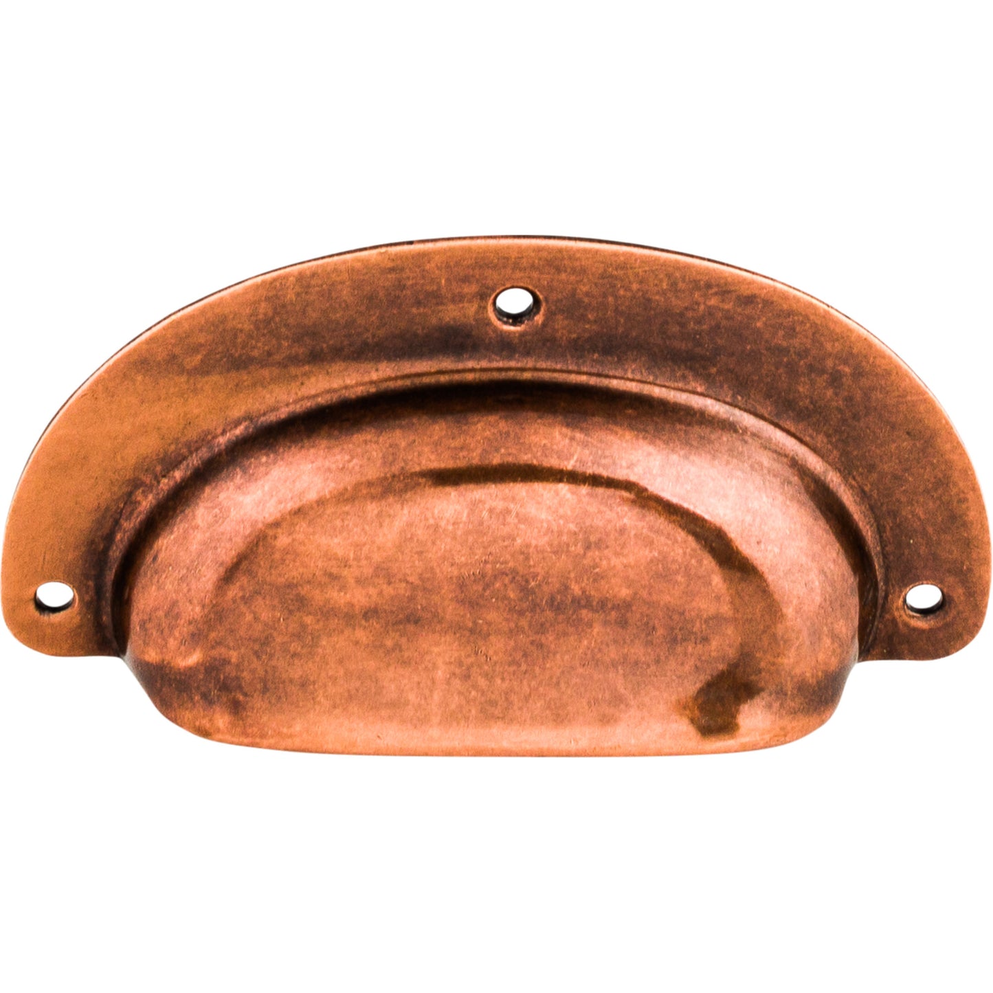 Top Knobs M213 Mayfair Cup Pull 3 3/4 Inch (c-c) Old English Copper