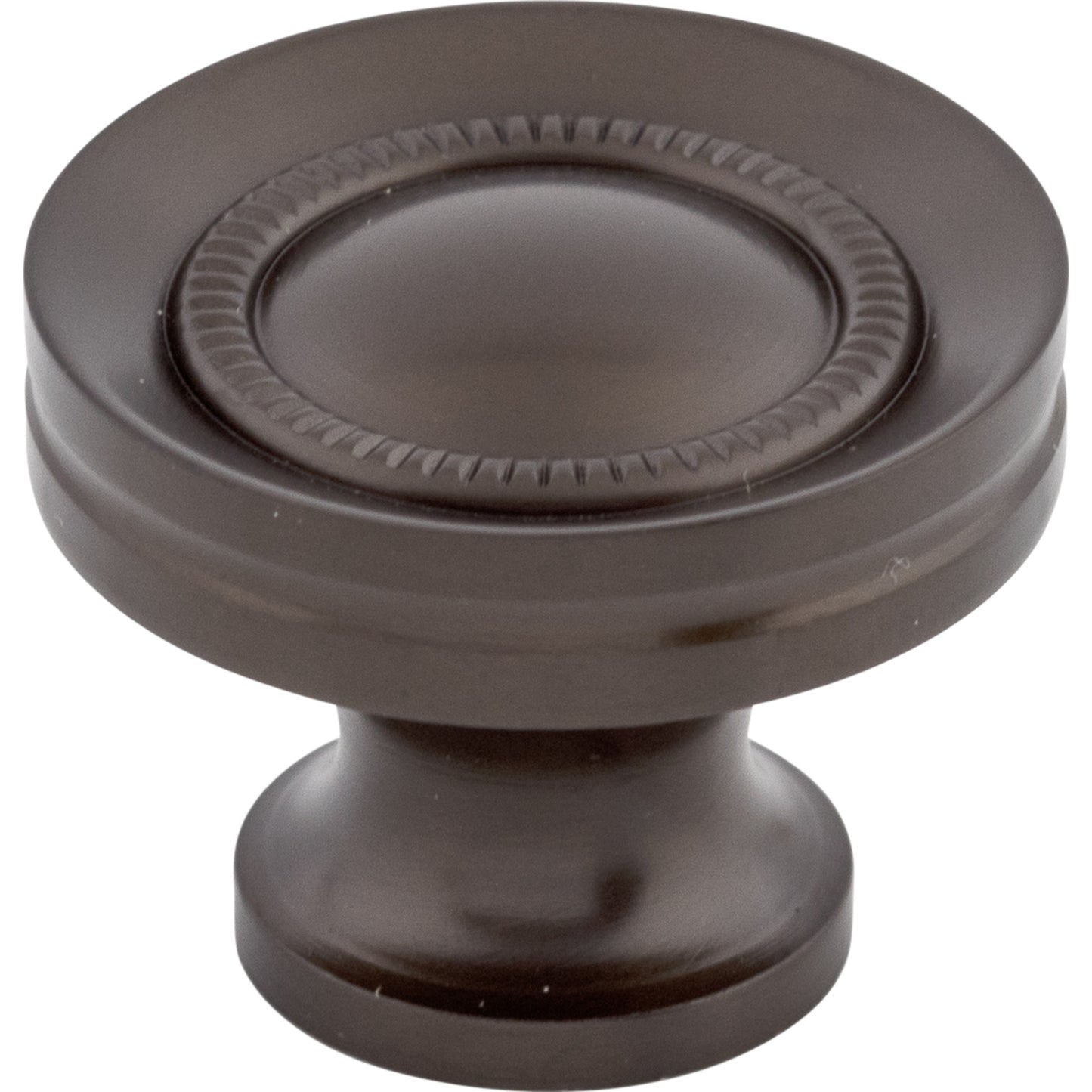 Top Knobs M755 Button Faced Knob 1 1/4 Inch Oil Rubbed Bronze
