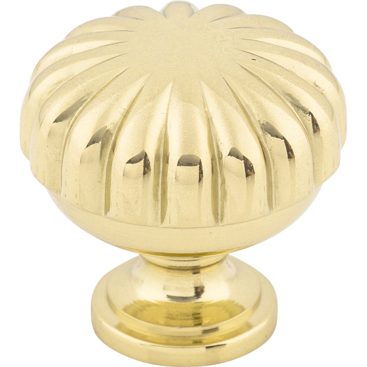 Top Knobs M320 Melon Knob 1 1/4 Inch Polished Brass