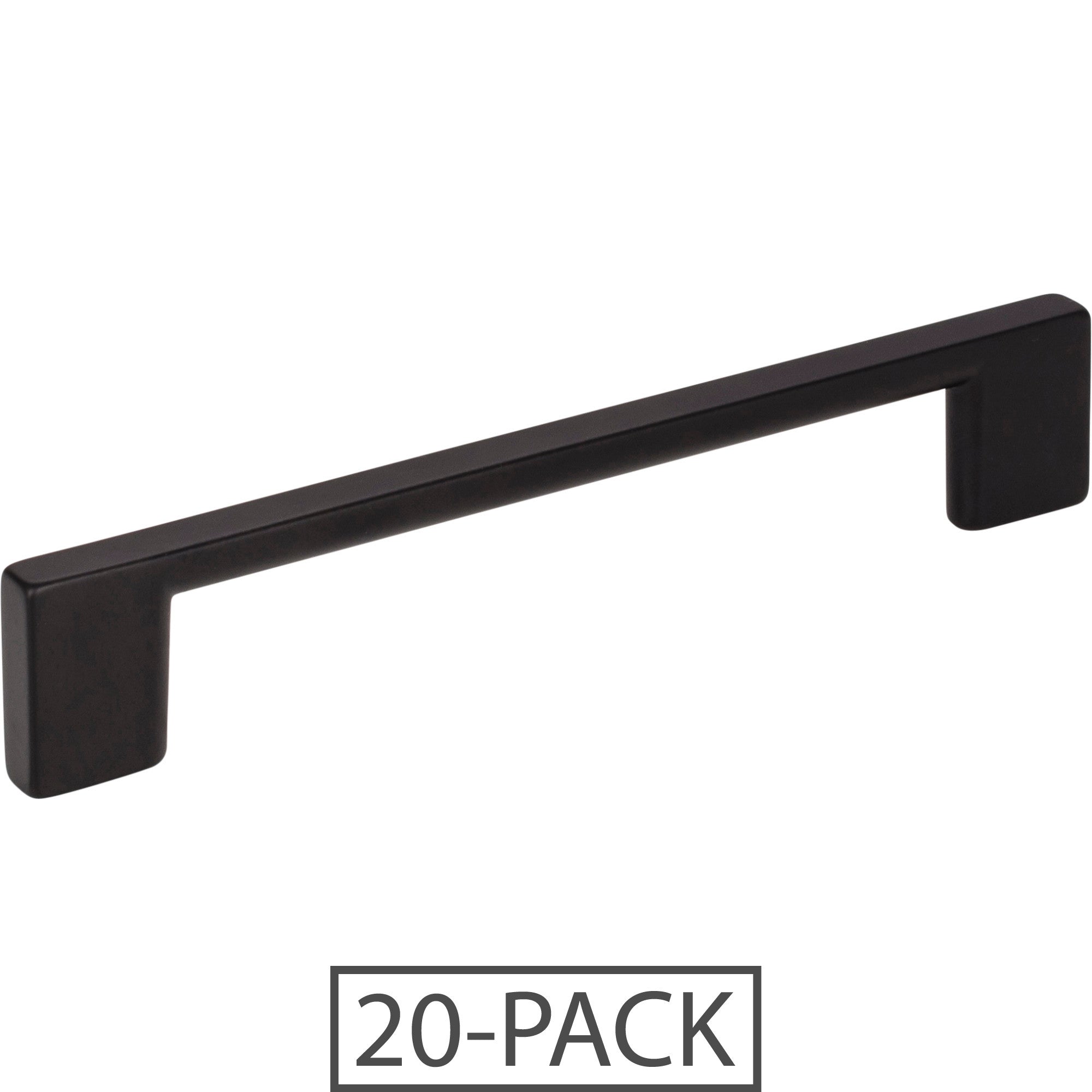 Jeffrey Alexander 128 mm Center-to-Center Square Sutton Cabinet Bar Pull 20-Pack