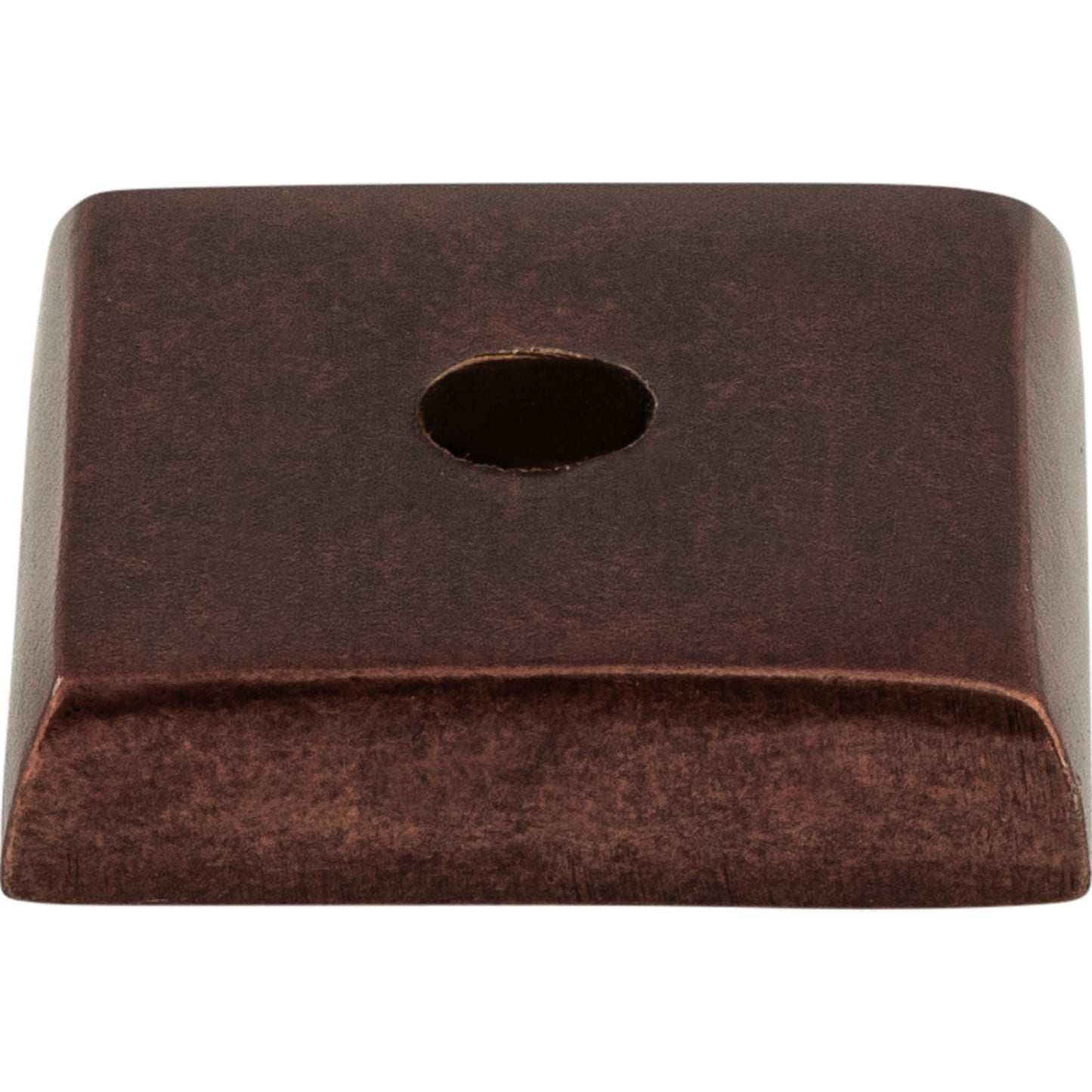 Top Knobs M1448 Aspen Square Backplate 7/8 Inch Mahogany Bronze