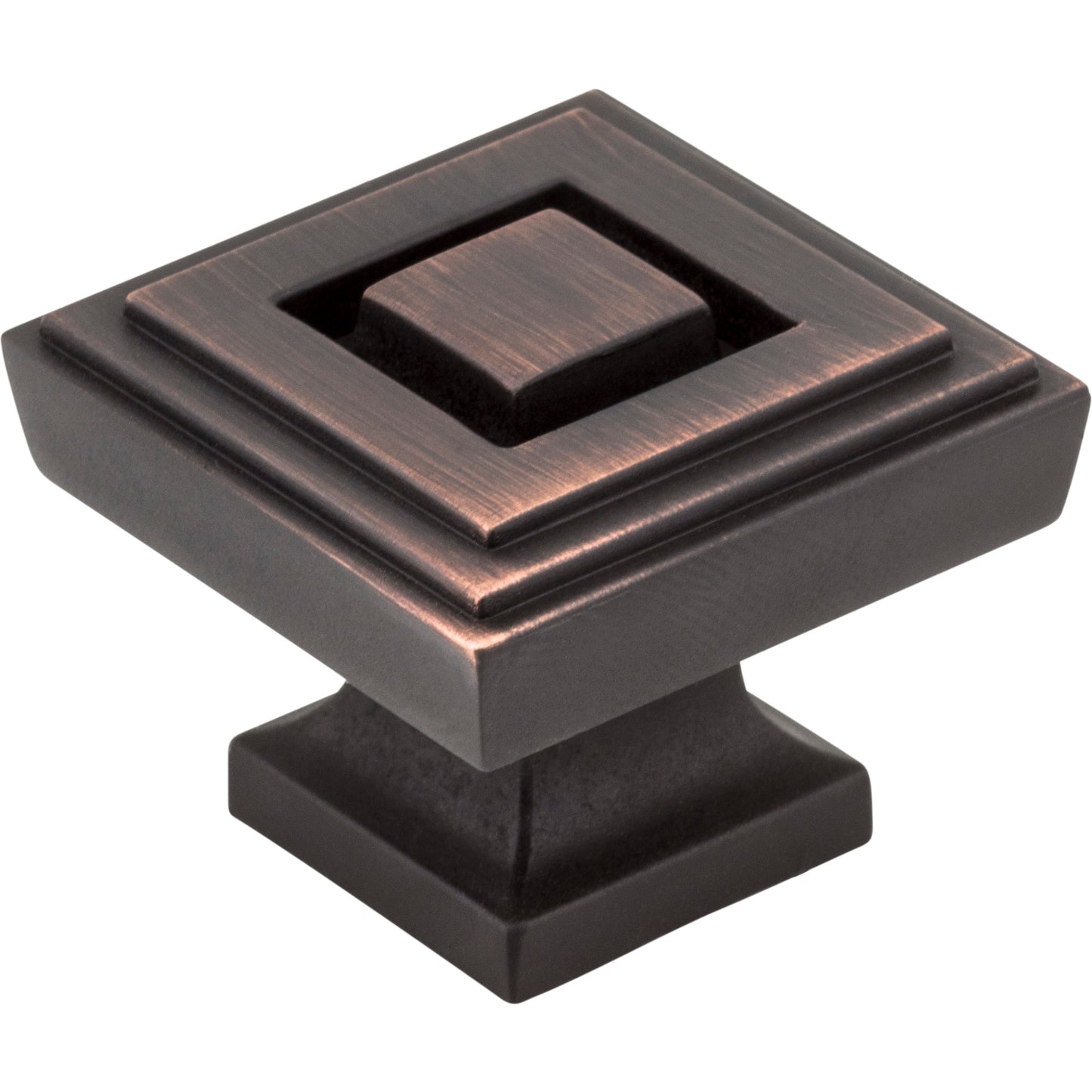 Jeffrey Alexander 585L Delmar 1-1/4" Overall Length  Square Delmar Cabinet Knob