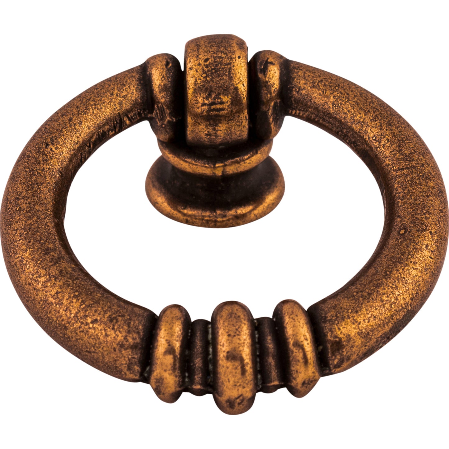 Top Knobs M220 Newton Ring 1 1/2 Inch Old English Copper