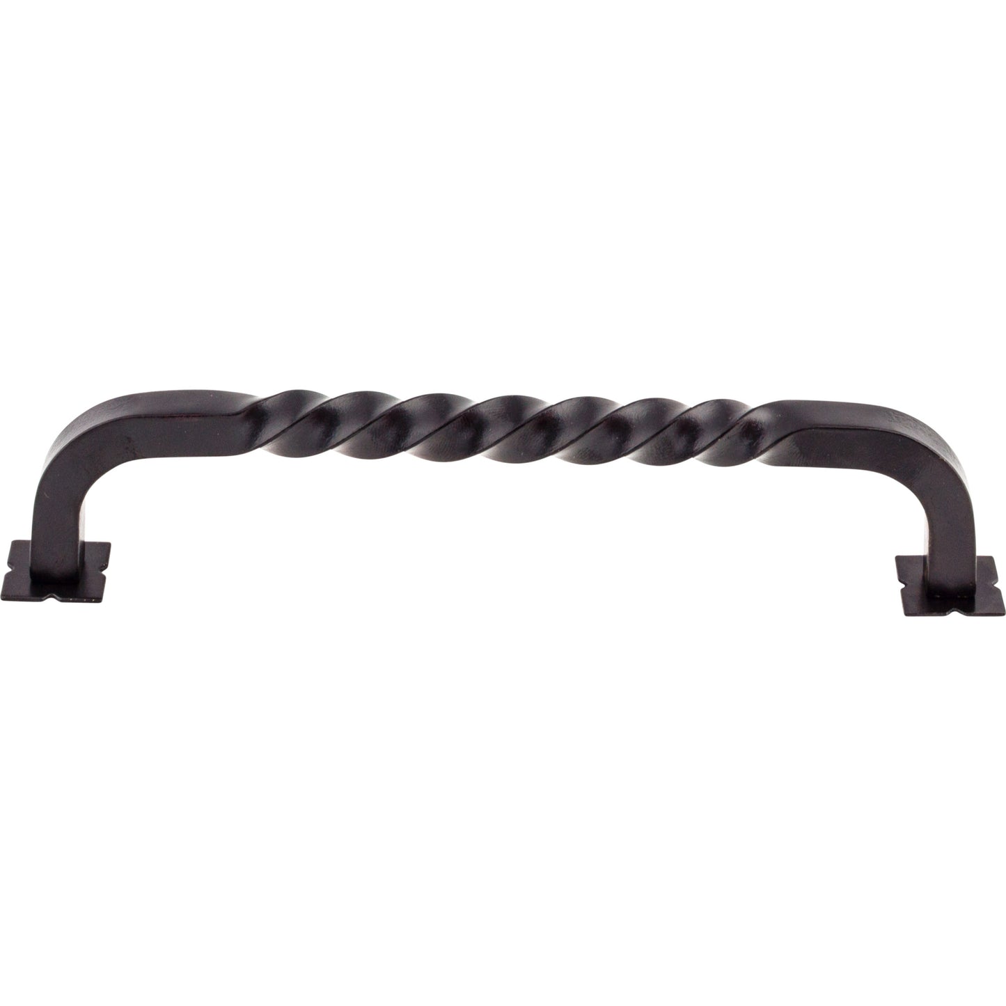 Top Knobs M1246-7 Twist Pull 7 Inch (c-c) Patina Black