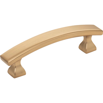 Elements 449-3 Hadly 3" Center-to-Center  Square Hadly Cabinet Pull