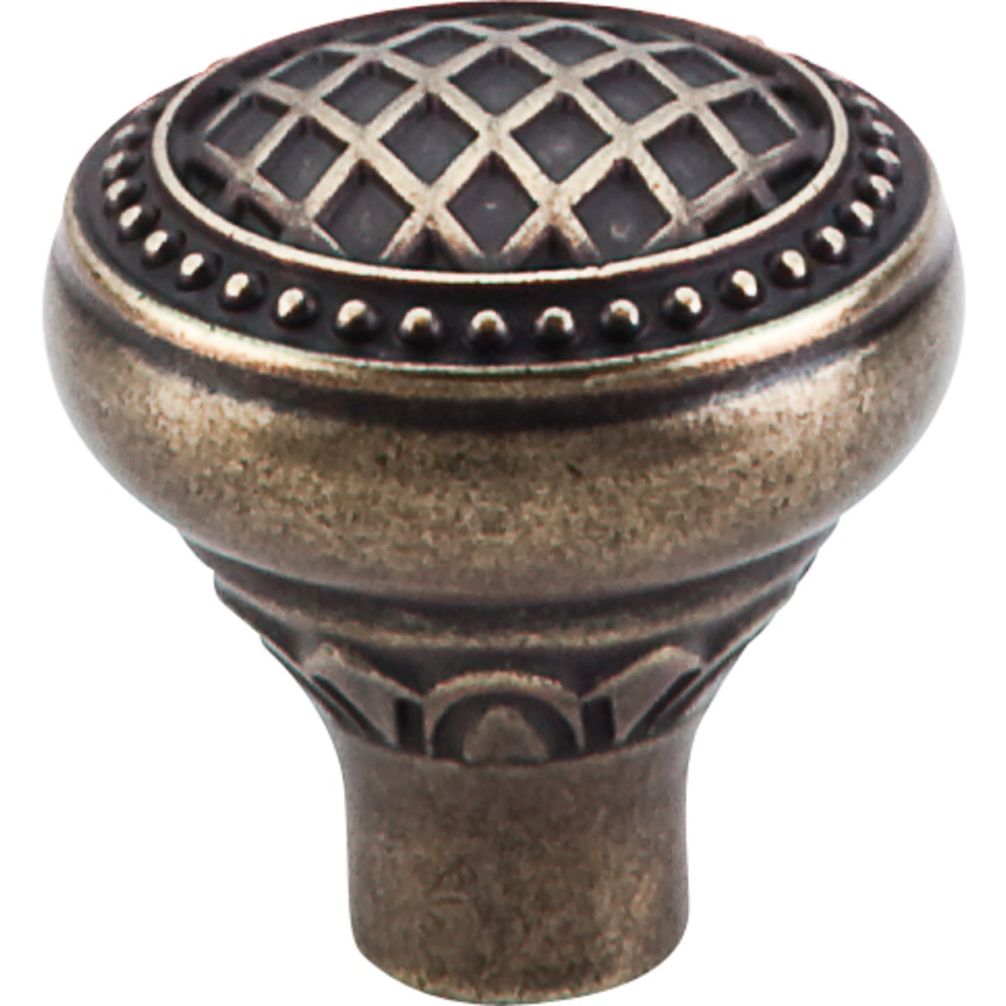 Top Knobs TK173 Trevi Round Knob 1 5/16 Inch