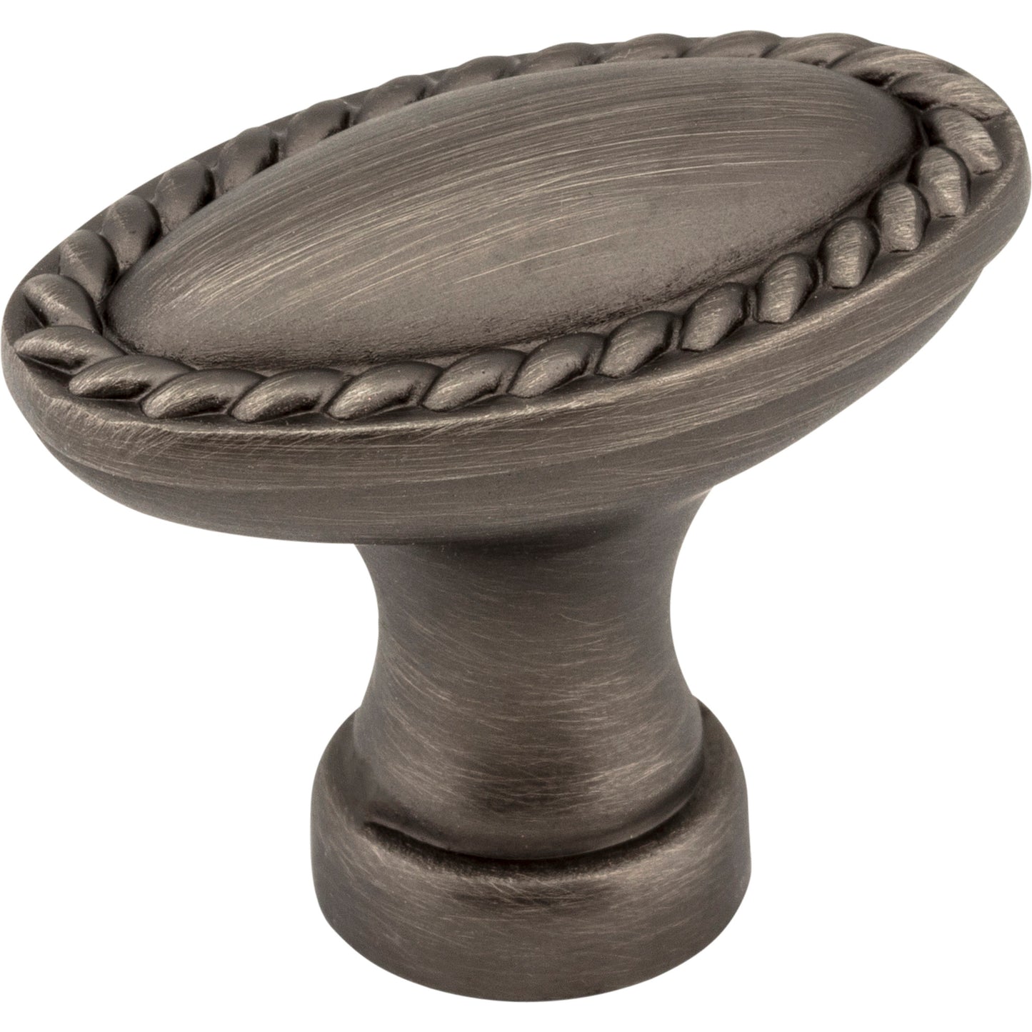 Elements Z115L Lindos 1-3/8" Overall Length  Oval Rope Detailed Lindos Cabinet Knob