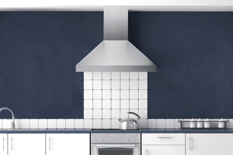 Hauslane WM-530-30B Convertible Wall Mount Range Hood
