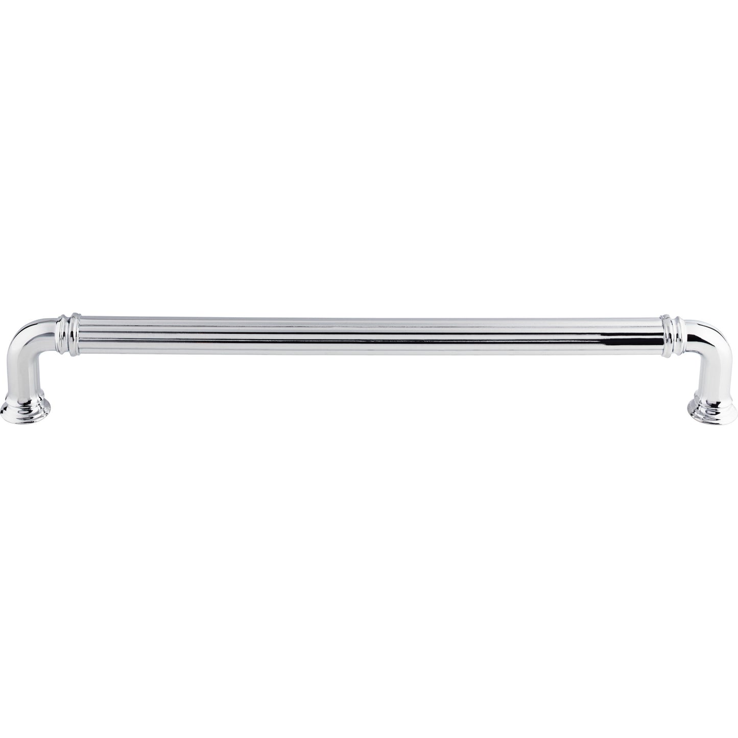 Top Knobs TK328 Reeded Appliance Pull 18 Inch (c-c)