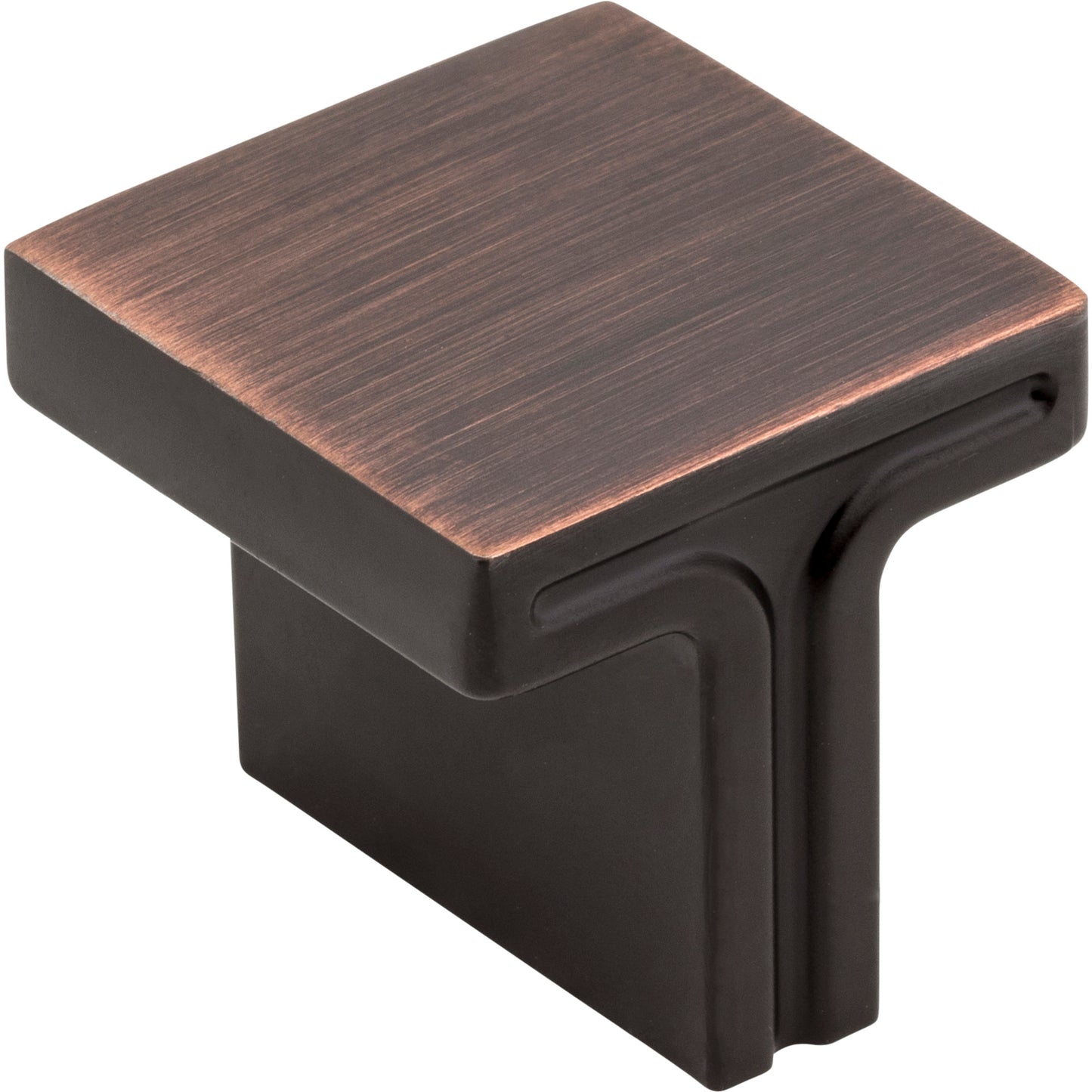 Jeffrey Alexander 867L Anwick 1-1/8" Overall Length  Square Anwick Cabinet Knob