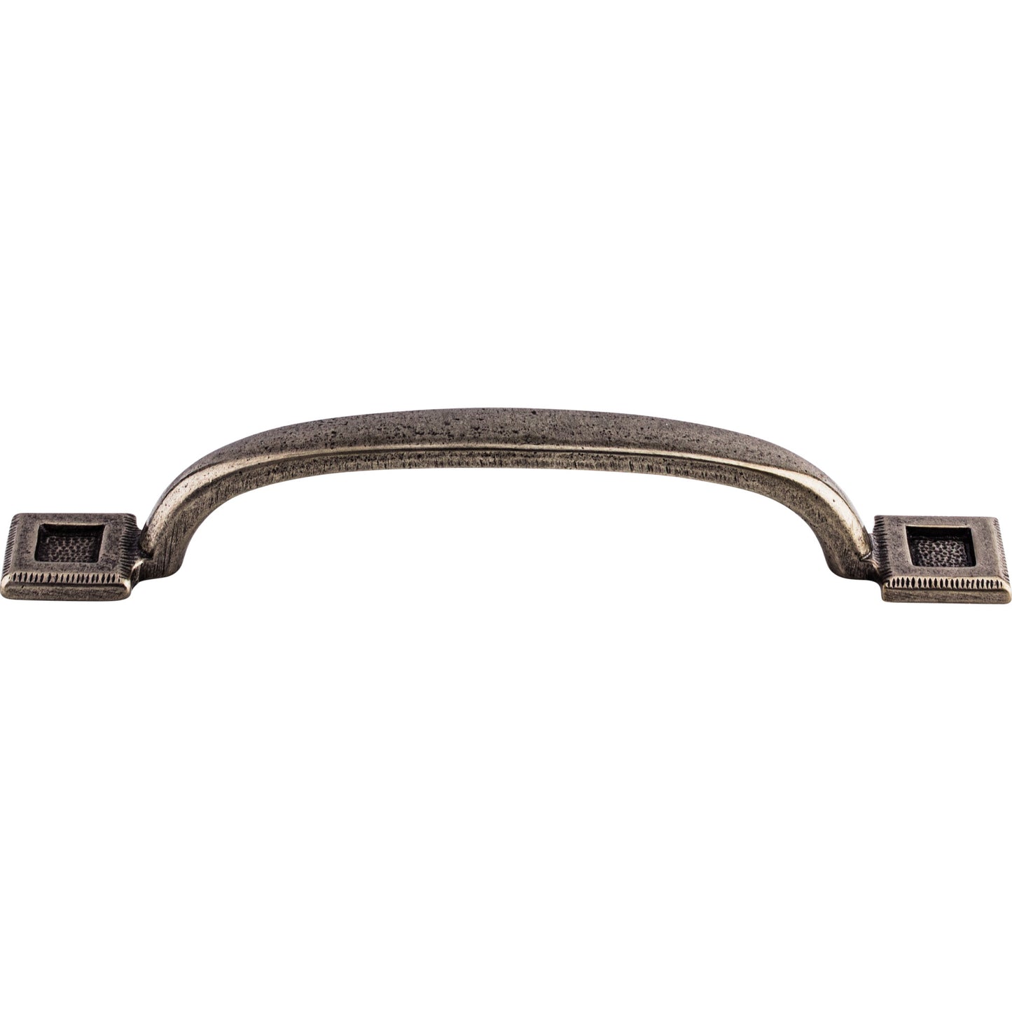 Top Knobs M1823 Square Inset Pull 5 1/16 Inch (c-c) Cast Iron