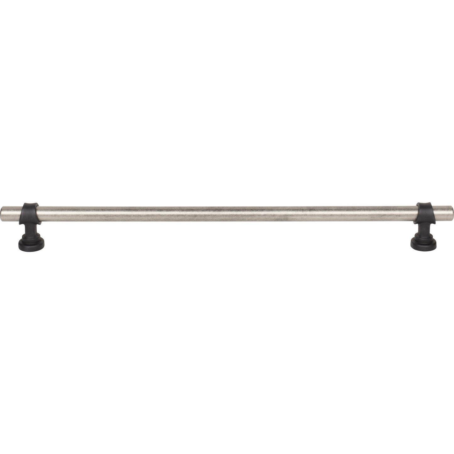 Top Knobs M2767 Bit Pull 12 Inch (c-c) Pewter Antique and Flat Black