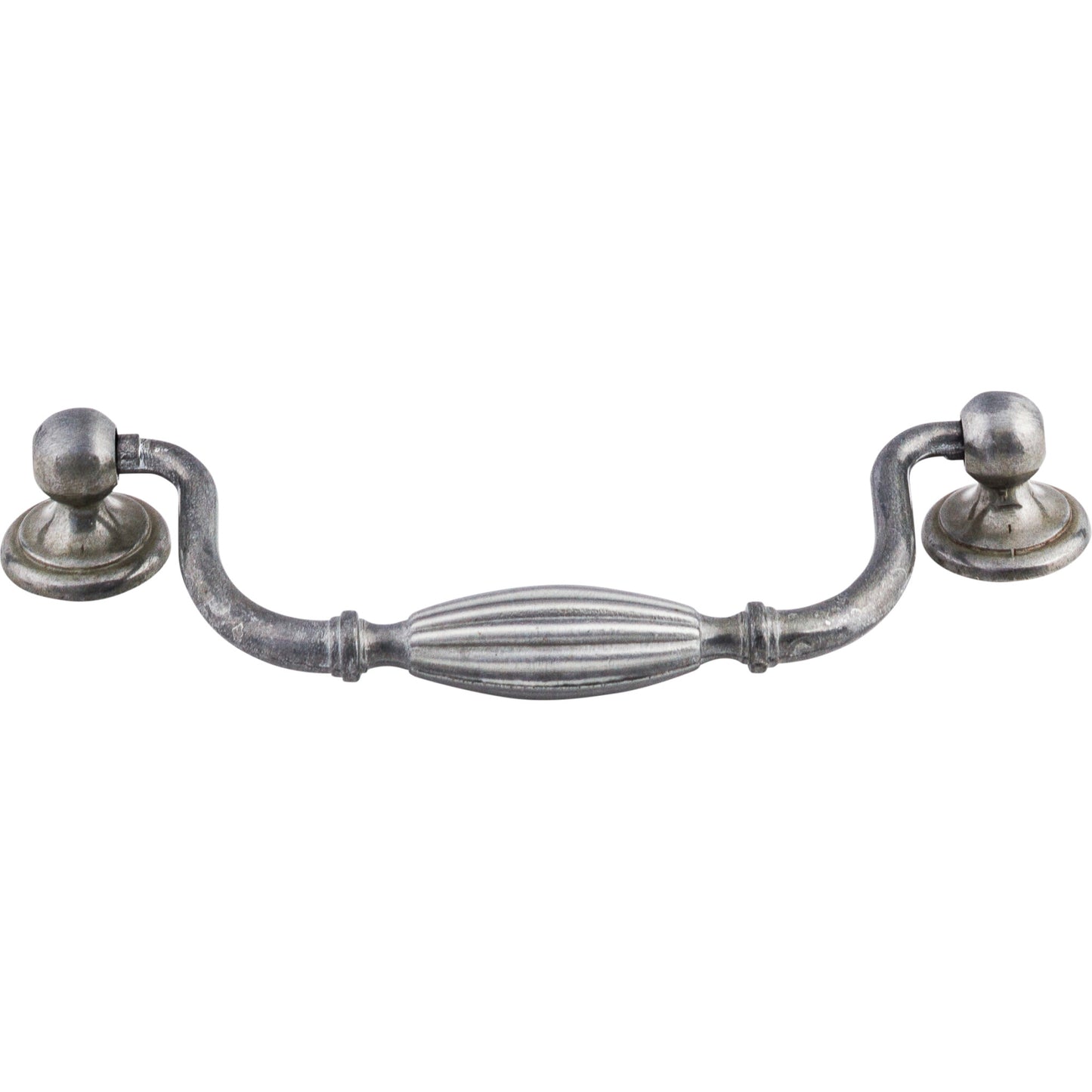 Top Knobs M137 Tuscany Drop Pull 5 1/16 Inch (c-c) Pewter Light