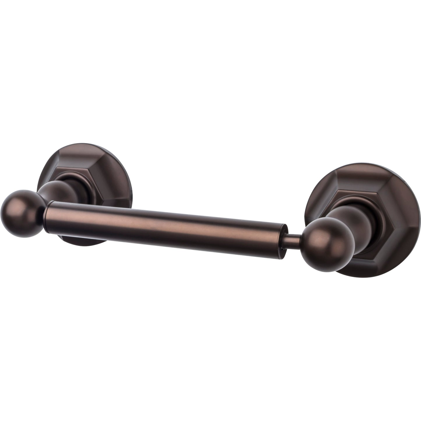 Top Knobs ED3ORBB Edwardian Bath Tissue Holder Hex Backplate Oil Rubbed Bronze