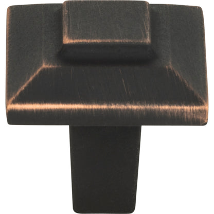 Trocadero Touch: Timeless 1-Inch Square Knob - Atlas 283