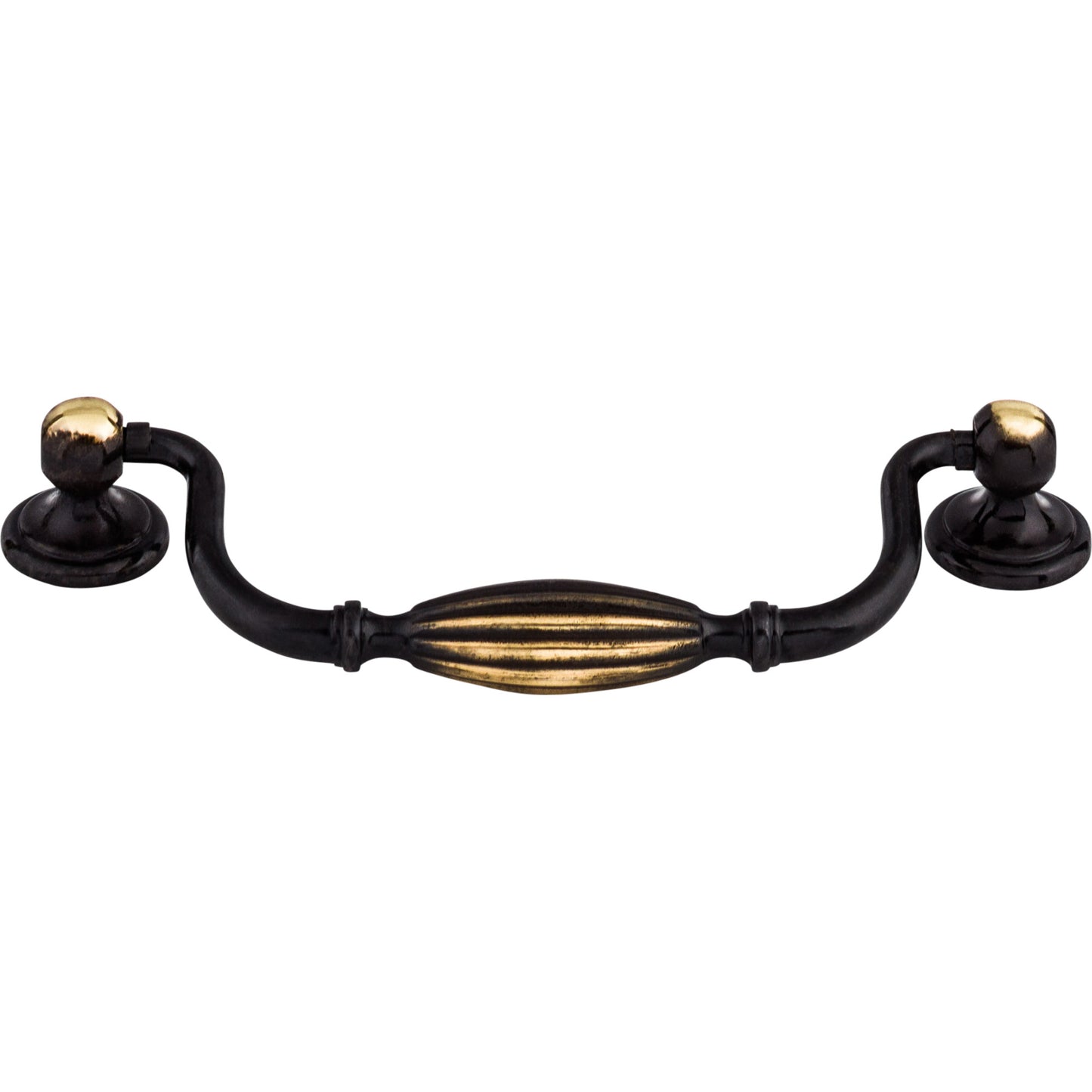 Top Knobs M136 Tuscany Drop Pull 5 1/16 Inch (c-c) Dark Antique Brass