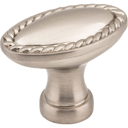 Elements Z115L Lindos 1-3/8" Overall Length  Oval Rope Detailed Lindos Cabinet Knob
