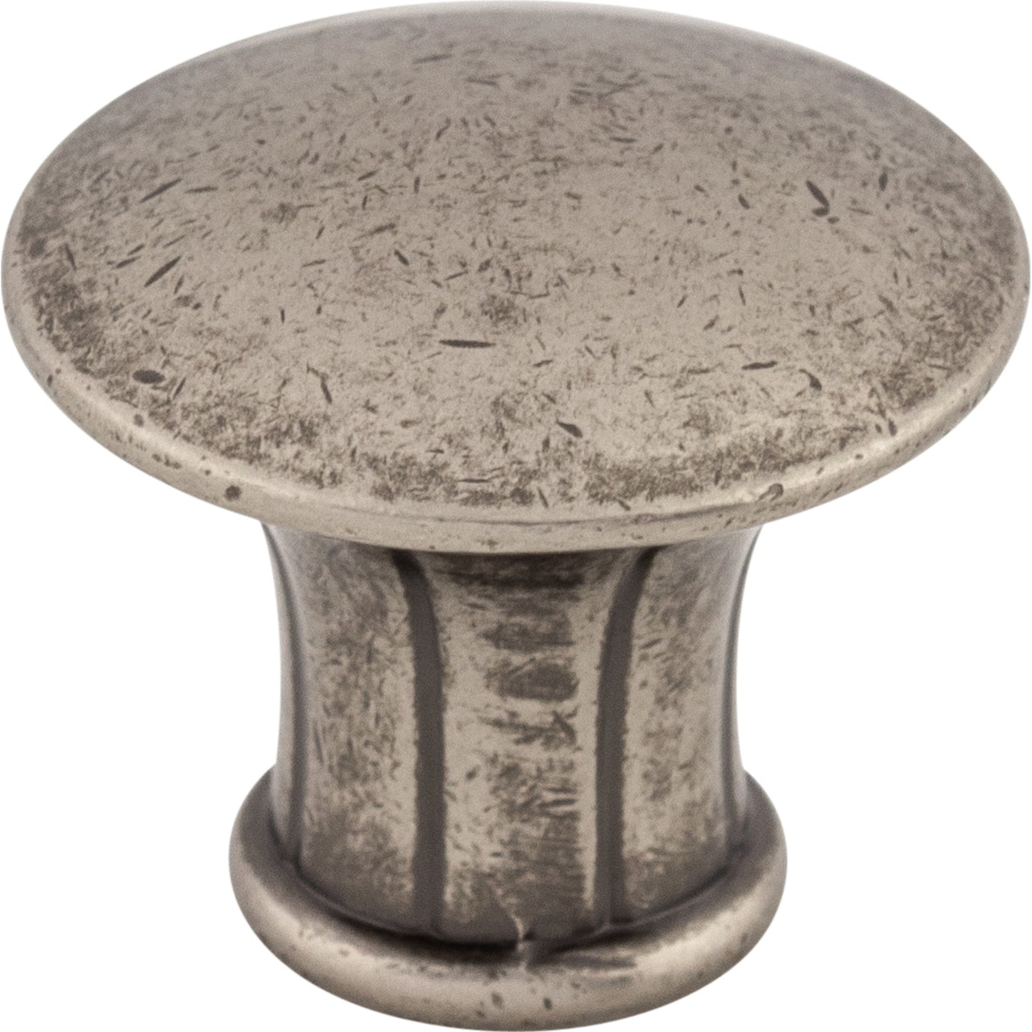 Top Knobs M911 Lund Knob 1 1/4 Inch Pewter Antique Pewter Antique