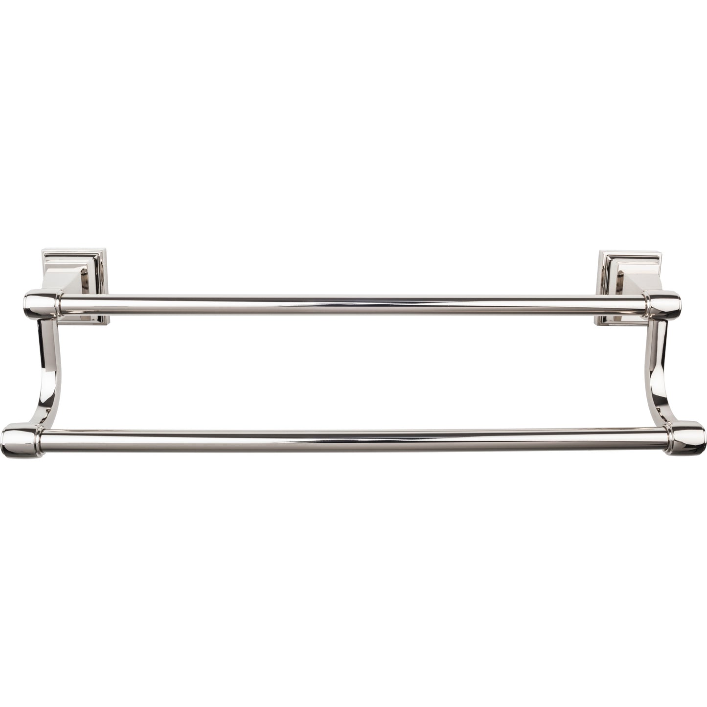 Top Knobs STK7 Stratton Bath Towel Bar 18 Inch Double