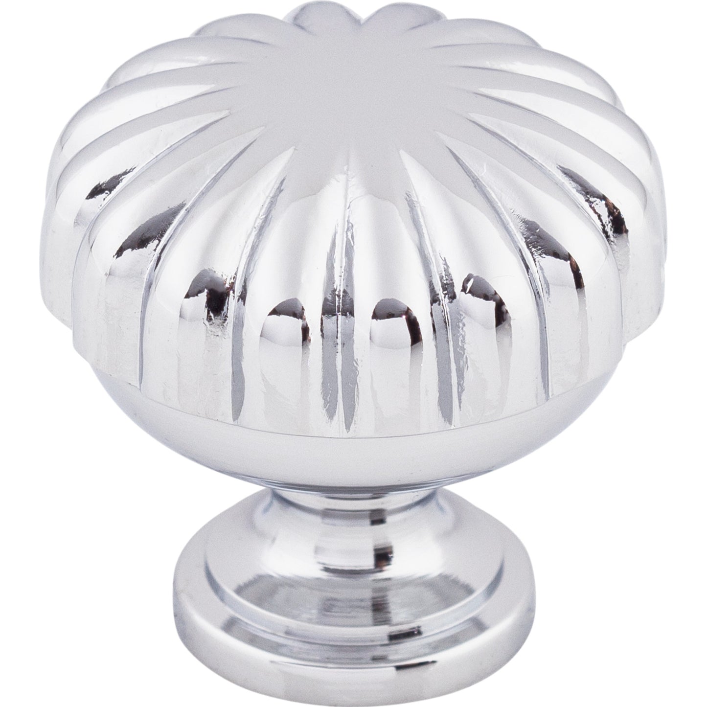 Top Knobs M1615 Melon Knob 1 1/4 Inch Polished Chrome