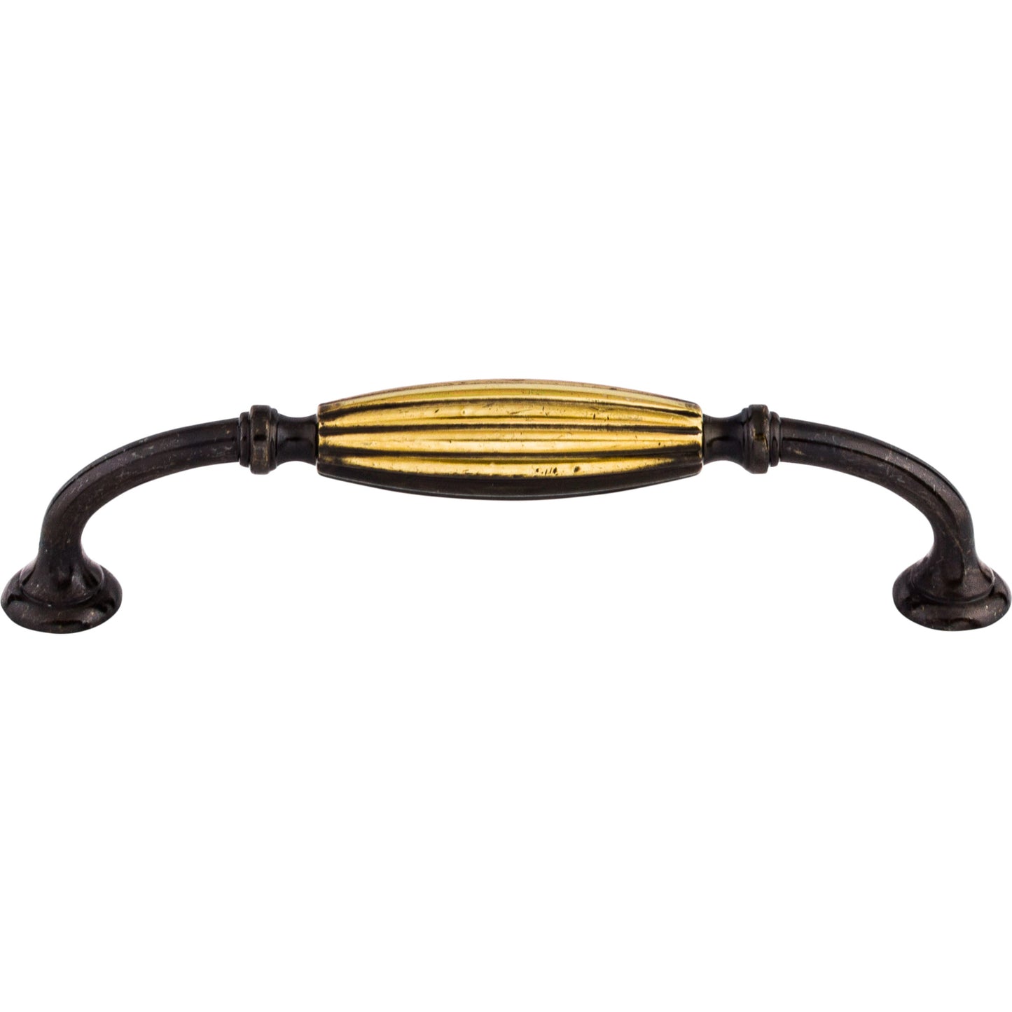 Top Knobs M146 Tuscany D Pull 5 1/16 Inch (c-c) Dark Antique Brass