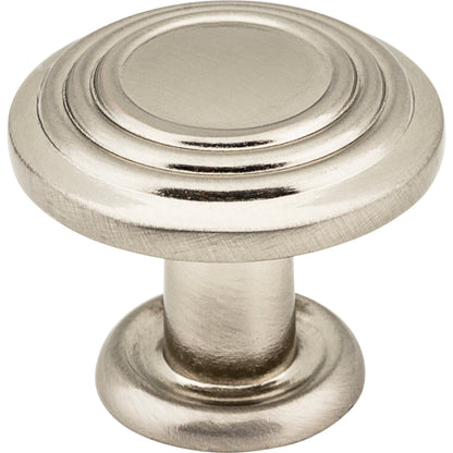 Elements 110 Vienna 1-1/4" Diameter  Stacked Ring Vienna Cabinet Mushroom Knob