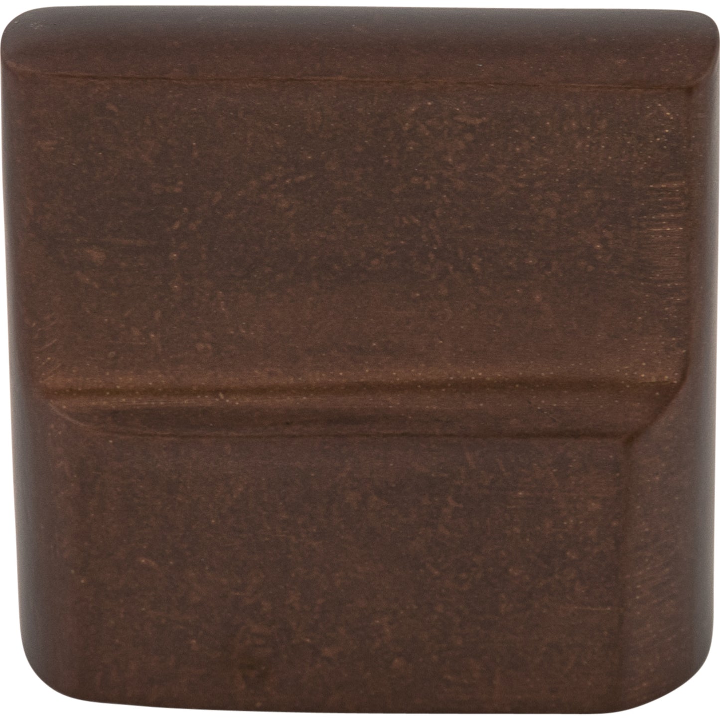 Top Knobs M1503 Aspen Flat Sided Knob 7/8 Inch (c-c) Mahogany Bronze