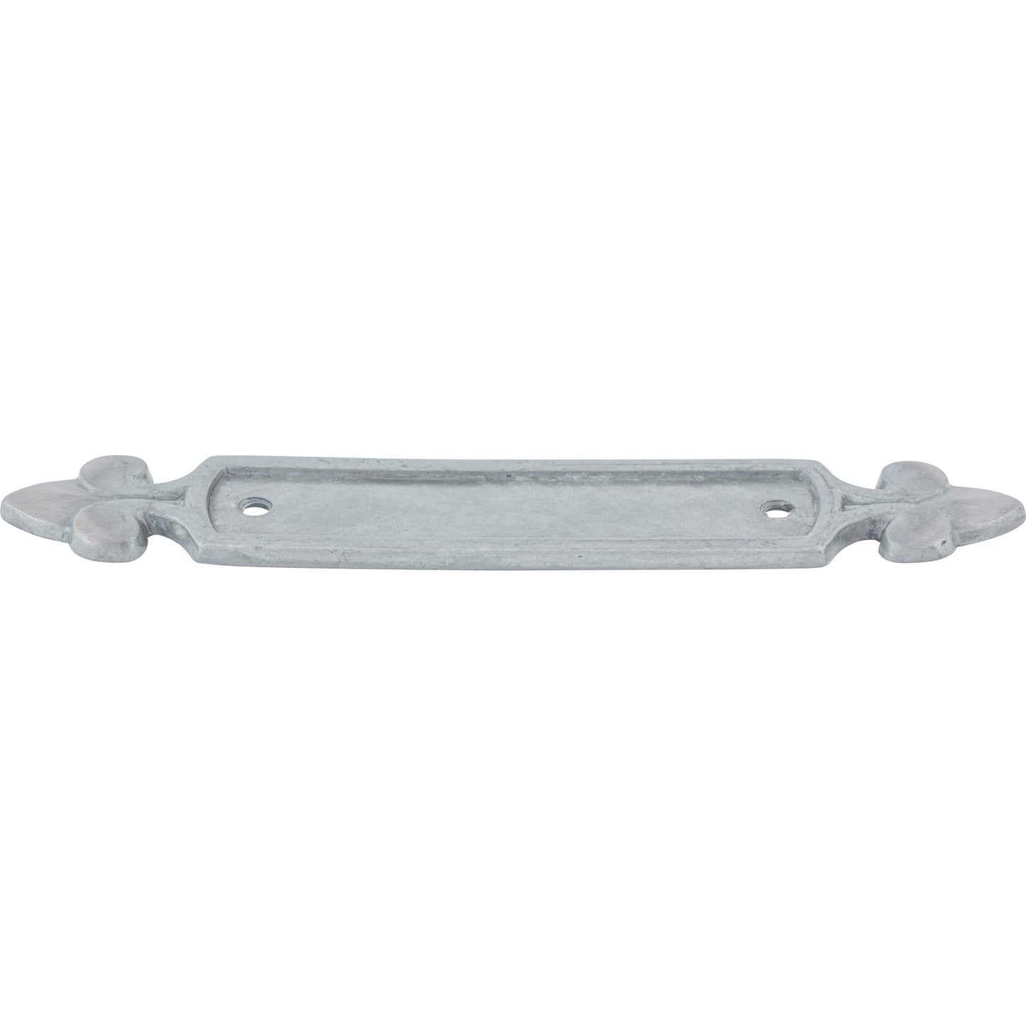 Top Knobs M197 Dover Backplate 2 1/2 Inch Pewter Light