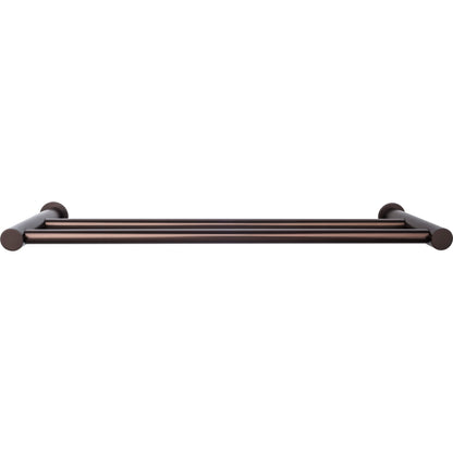 Top Knobs HOP11 Hopewell Bath Towel Bar 30 Inch Double