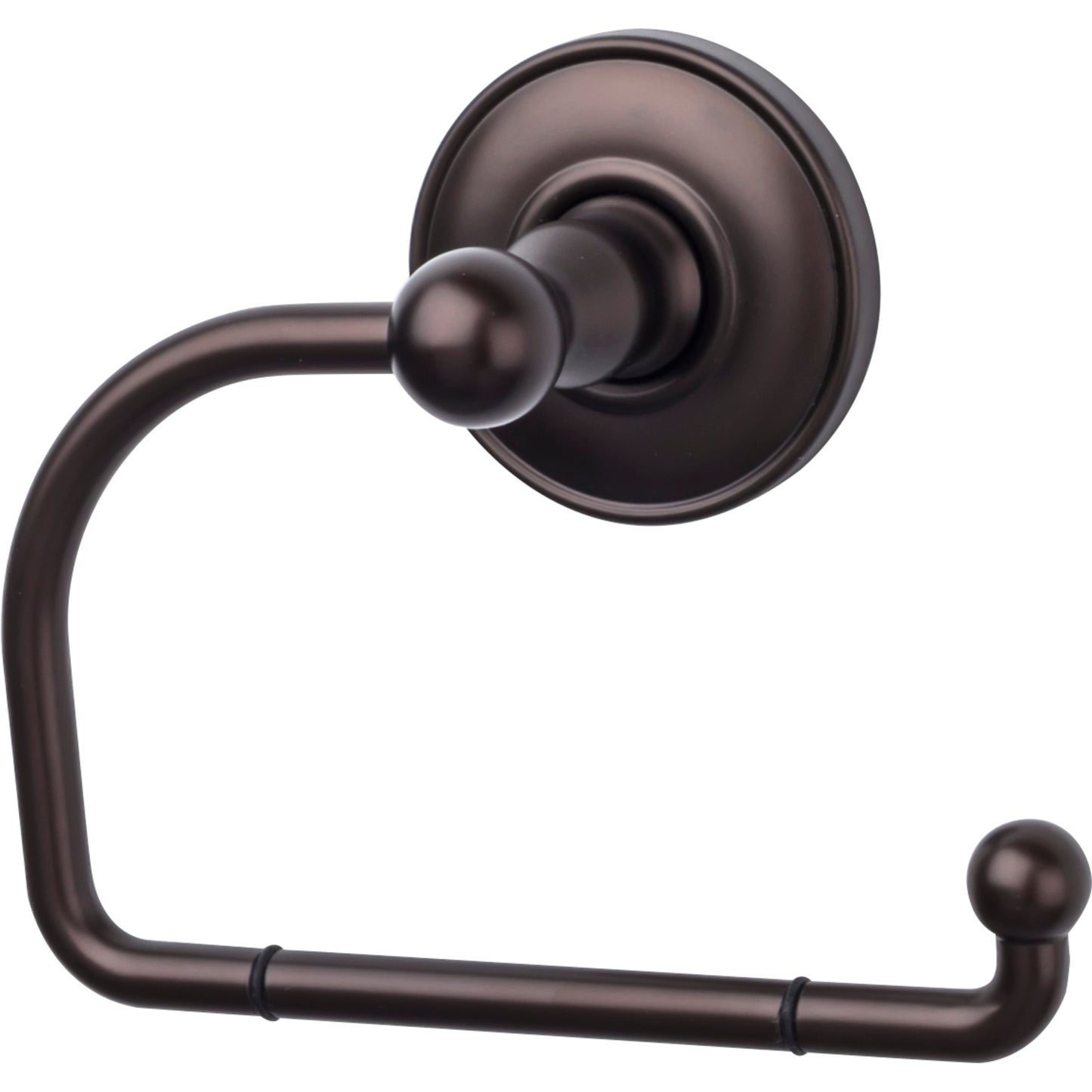 Top Knobs ED4ORBD Edwardian Bath Tissue Hook Plain Backplate Oil Rubbed Bronze