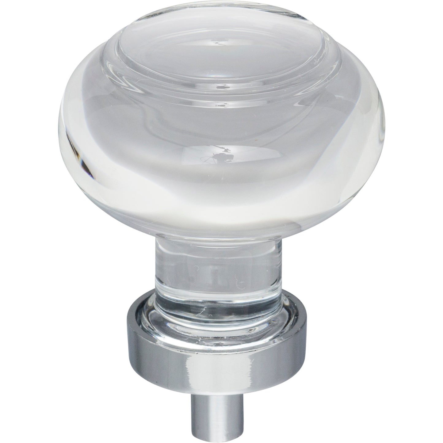 Jeffrey Alexander G120 Harlow 1-7/16" Diameter  Button Glass Harlow Cabinet Knob