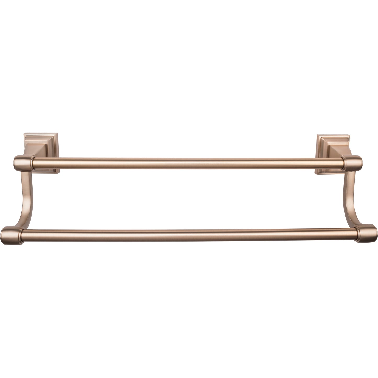 Top Knobs STK7 Stratton Bath Towel Bar 18 Inch Double