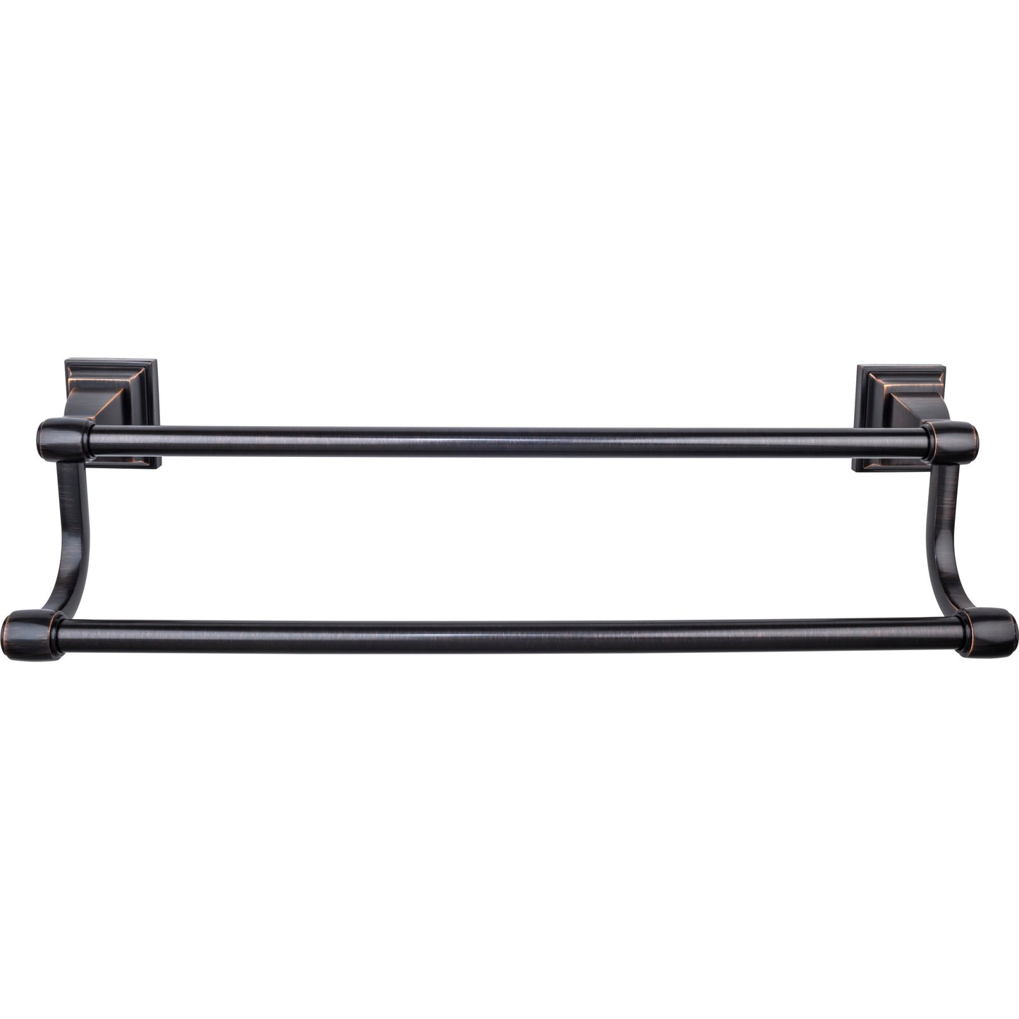 Top Knobs STK7 Stratton Bath Towel Bar 18 Inch Double