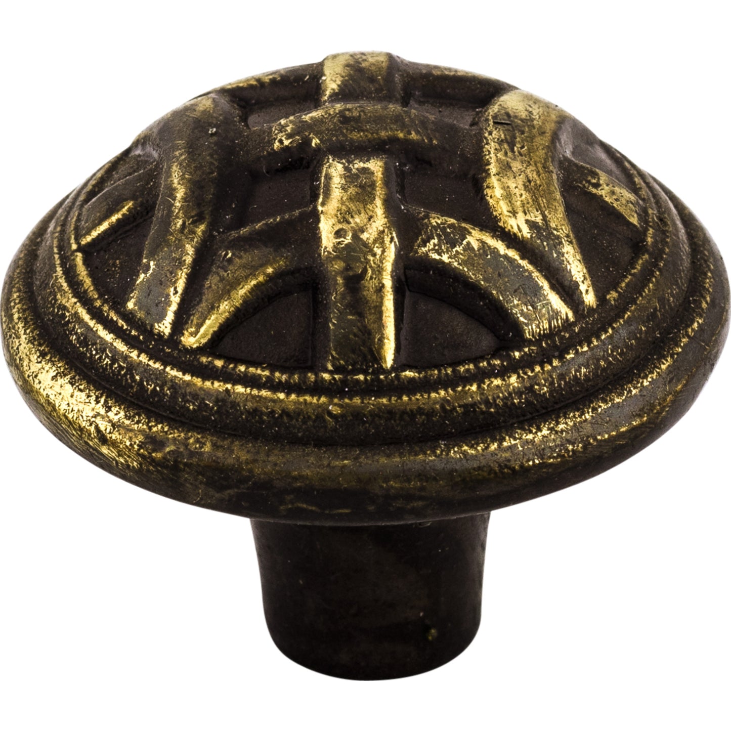 Top Knobs M161 Celtic Large Knob 1 1/4 Inch Dark Antique Brass
