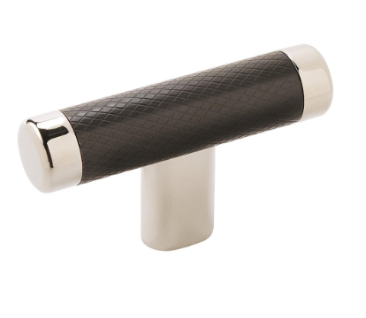 Polished Nickel and Black Bronze