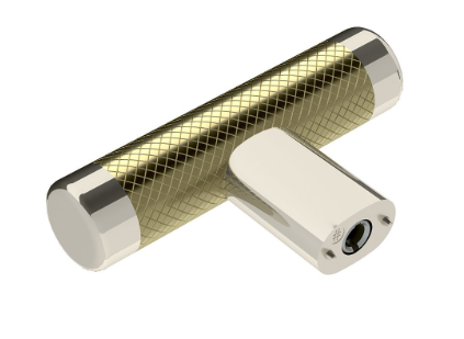 Polished Nickel and Golden Champagne