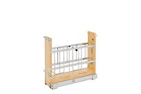 Rev-A-Shelf 5 in Tray Divider, Foil & Wrap Organizer Soft-Close 447-BCSC-5C
