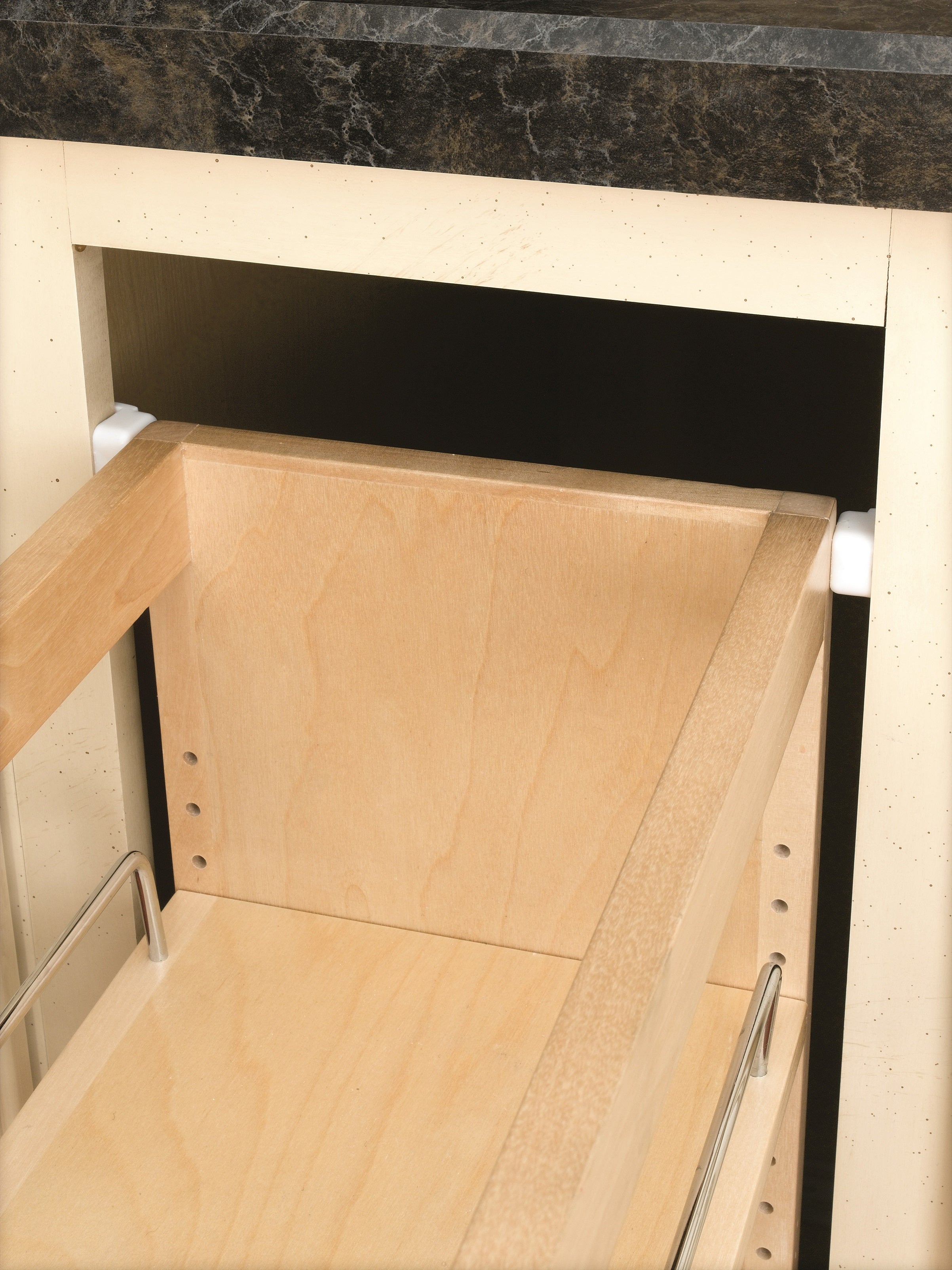 Rev-A-Shelf 6.5 in Base Cabinet Organizer Soft-Close 448-BCSC-6C