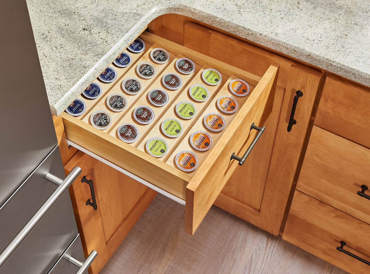 Rev-A-Shelf 16 in K-Cup Custom Drawer Insert 4CDI-18-KCUP-1 ...
