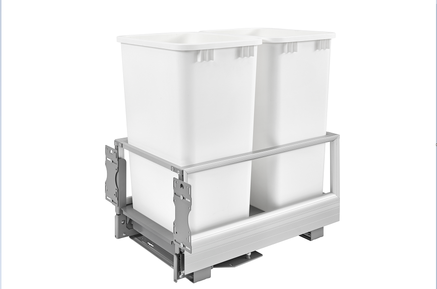 Rev-A-Shelf Double 50 Quart Pull-Out Waste Container w/Rev-A-Motion 5149-2150DM-211