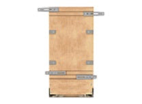 Rev-A-Shelf 8 in Tray Divider, Foil & Wrap Organizer Soft-Close 447-BCSC-8C