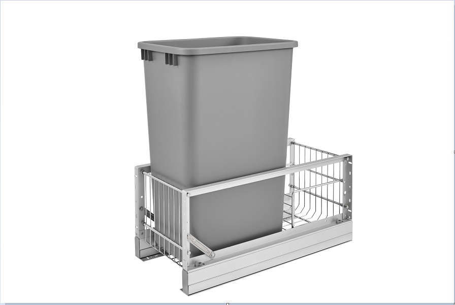 Rev-A-Shelf 50 Quart Pull-Out Waste Container 5349-1550DM-117