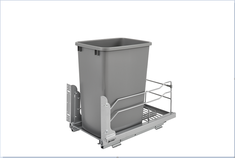 Rev-A-Shelf 35 Quart Pull-Out Waste Container Soft-Close 53WC-1535SCDM-117