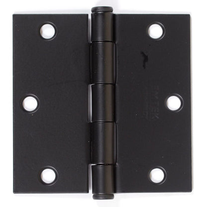 Emtek 91013 Steel Plain Bearing Hinge, 3.5" x 3.5", with Square Corners - Sold in Pairs