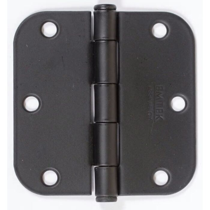 Emtek 91033 Steel Plain Bearing Hinge, 3.5" x 3.5", with 5/8" Radius Corners - Sold in Pairs