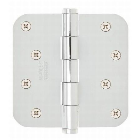 Emtek 91034 Steel Plain Bearing Hinge, 4" x 4", with 5/8" Radius Corners - Sold in Pairs