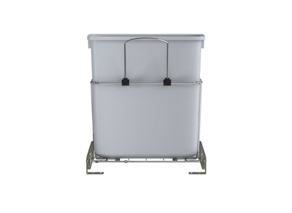 Rev-A-Shelf 20 Quart Universal Waste Container w/Rear Basket RUKD-1420RB-1
